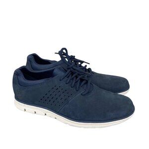 Timberland Bradstreet Sensorflex Navy Blue Leather Oxford Sneakers A1TY5 Mens 8